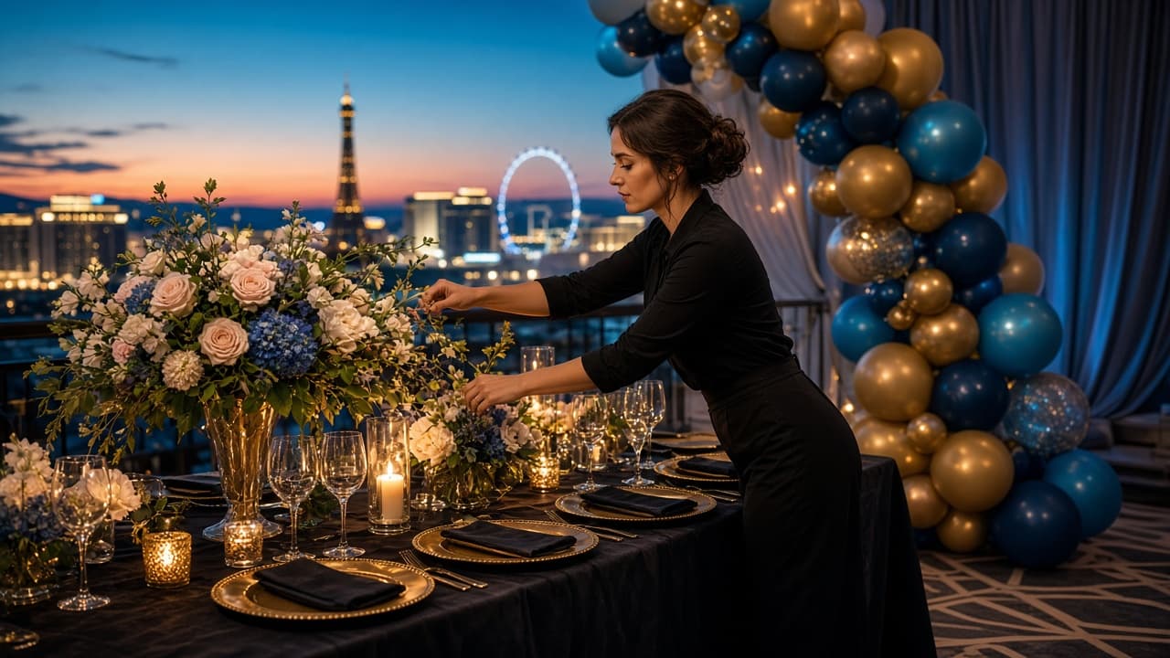 Party décor and balloon styling